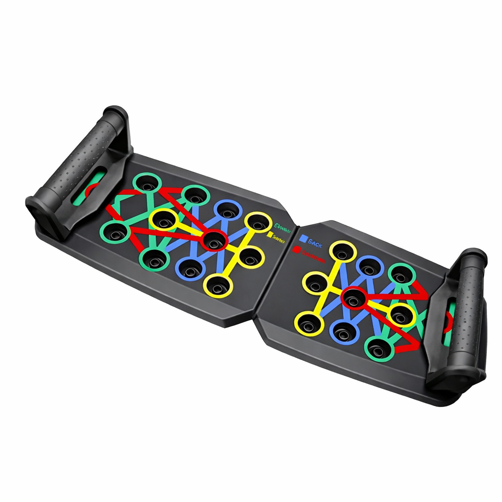 Push-up Board with resistance bands