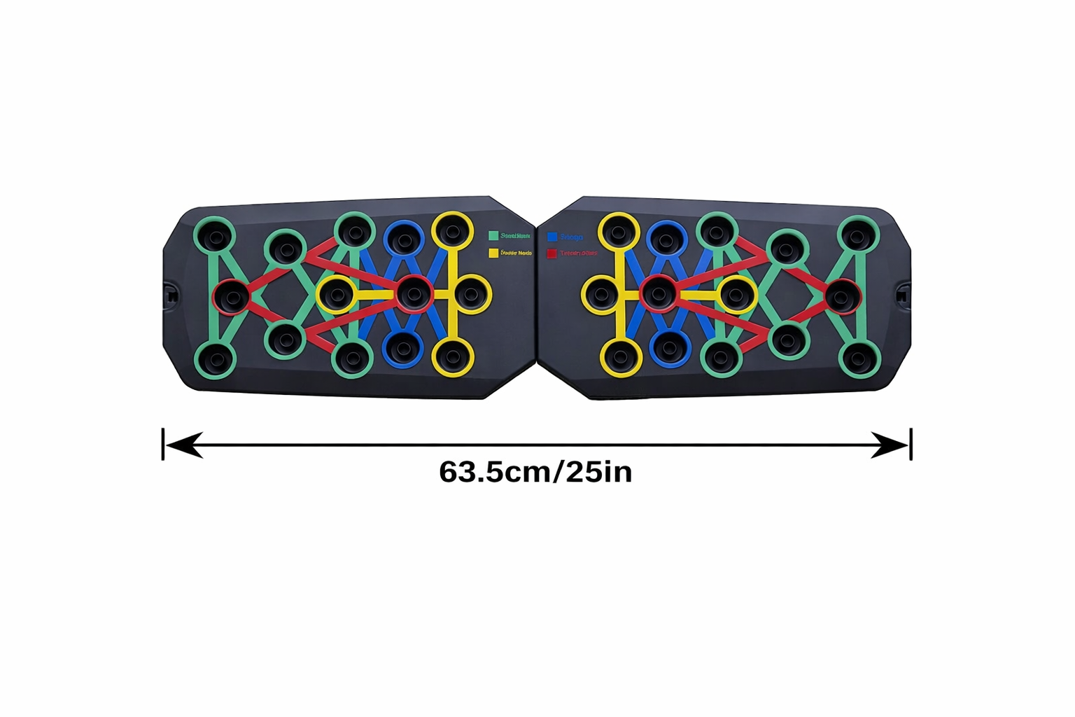 Push-up Board with resistance bands